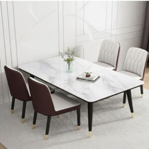 Industrial Multipurpose Dining Table - Compact 4-Seater, 120x60cm