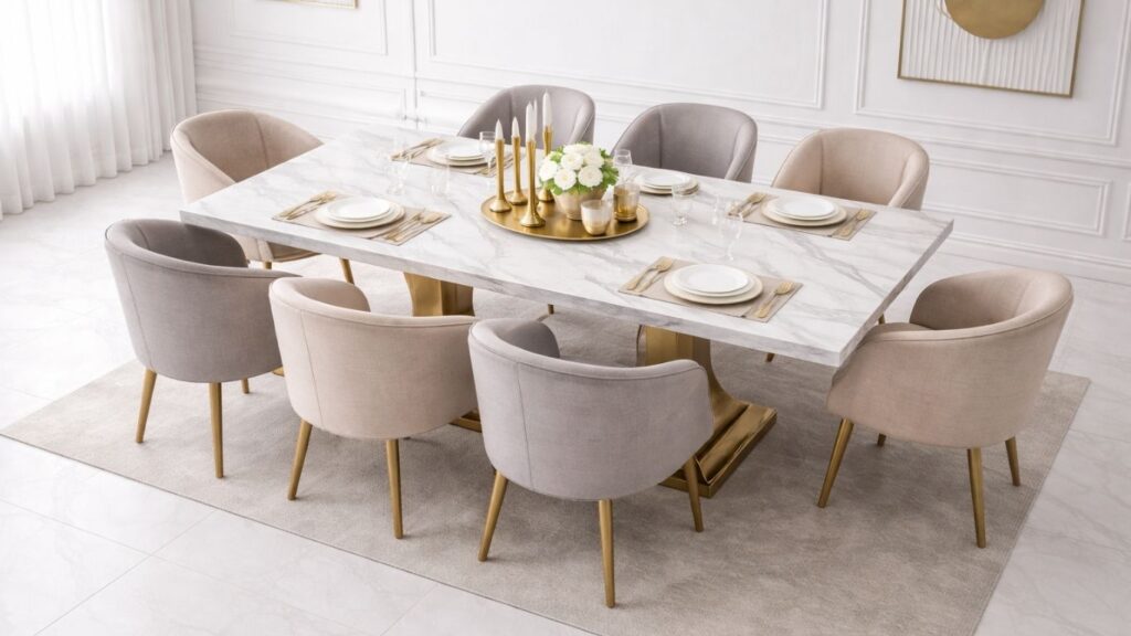 8 Seater Dining Table Sets