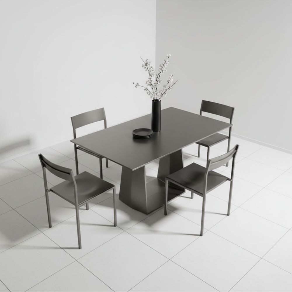 Metal & Mixed Material Dining Tables
