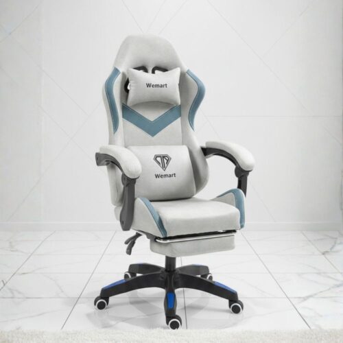 ergonomic gaming chair with footrest