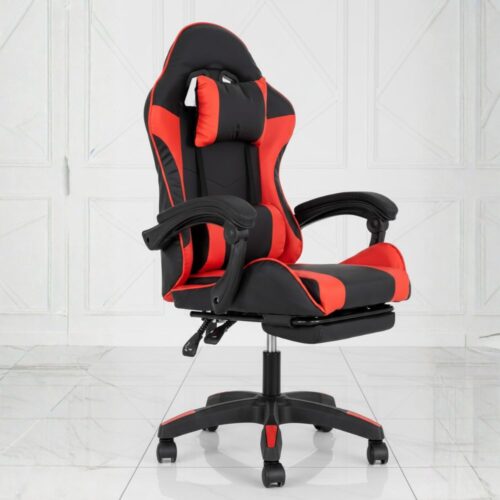 racing style gaming chair adjustable height