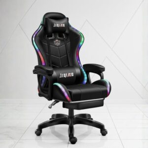 ergonomic gaming chair with adjustable armrests