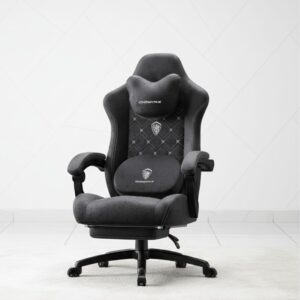 ergonomic gaming chair with footrest