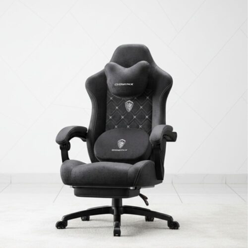 ergonomic gaming chair with footrest