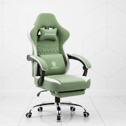 ergonomic gaming chair with footrest
