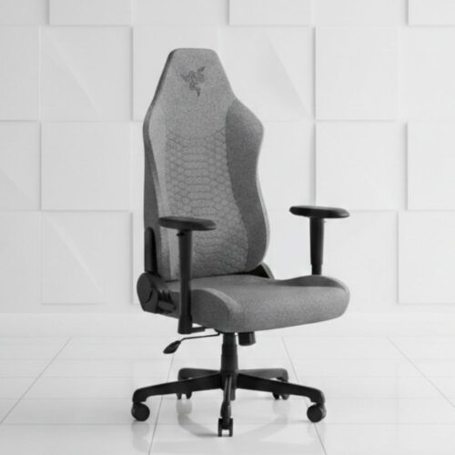 black XL PVC leather ergonomic gaming chair with lumbar support