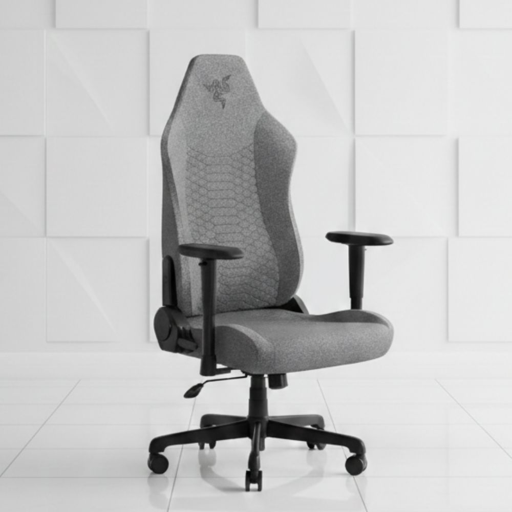 black XL PVC leather ergonomic gaming chair with lumbar support