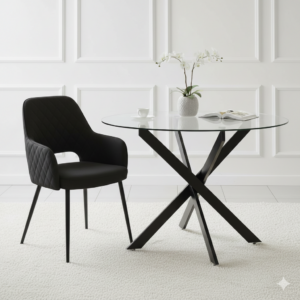 4 Seater Dining Table - Functional and Stylish for Kitchens, Breakfast Nooks, and Compact Spaces