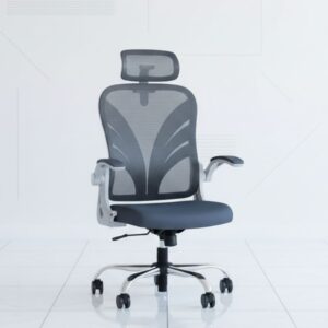 ergonomic gaming chair with lumbar support and adjustable armrests