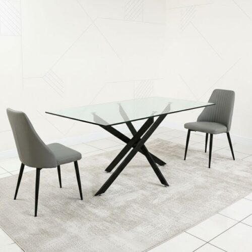 Rectangular Dining Table - Compact and Versatile for Breakfast Nooks, Kitchens, and Small Dining Spaces
