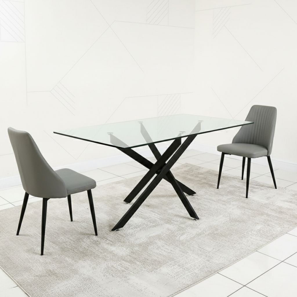 Rectangular Dining Table - Compact and Versatile for Breakfast Nooks, Kitchens, and Small Dining Spaces