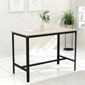 Industrial Wooden Dining Table - Durable & Sturdy Design for Kitchen & Dining Room