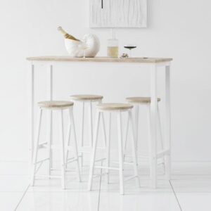 4 Seater Wooden Dining Table - Space Saving Design for Small Kitchen and Dining Room