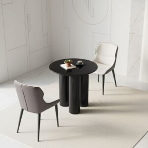 Black Dining Table - Stylish and Versatile Design for Contemporary Home and Kitchen Spaces