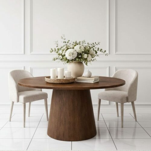 Modern Pedestal Dining Table - Stylish Centrepiece Design for Contemporary Living Spaces