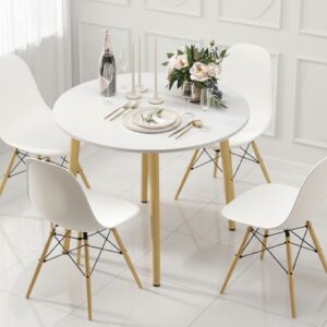 Modern 4 Seater Dining Table - Stylish & Functional Design Perfect for Kitchen, Dining Areas, and Cafeterias