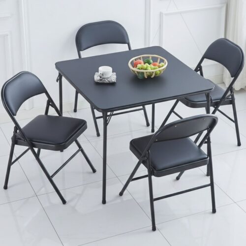 Folding Collapsible Dining Table - Space Saving Design for Small Apartments & Kitchens