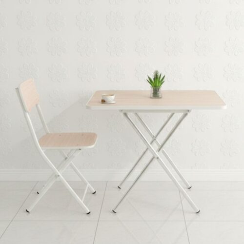 4 Seater Folding Dining Table - Compact Space Saving Design for Kitchen, Dining Room & Small Apartments