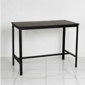 Industrial Dining Table - Multipurpose Design with Metal Legs for College, Bedroom & Study