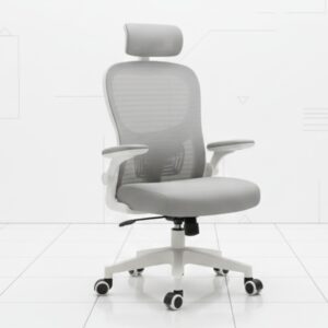 fabric ergonomic gaming chair with adjustable armrests