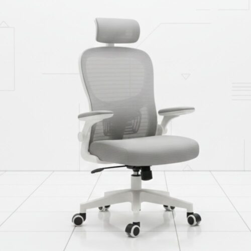fabric ergonomic gaming chair with adjustable armrests