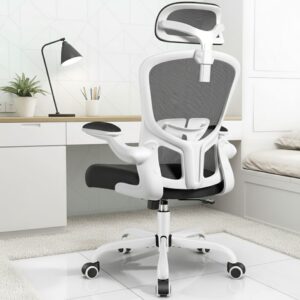 ergonomic gaming chair with adjustable headrest and lumbar support